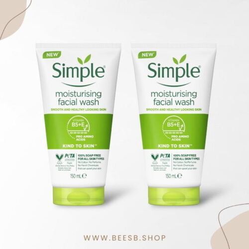 Simple Moisturizing Facial Wash 2 piece