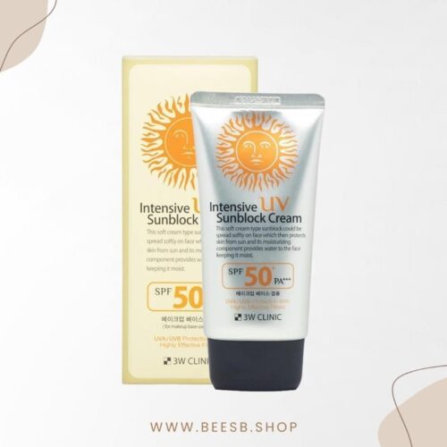 3W Clinic Intensive UV Sunblock Cream SPF50+/PA+++ 70ml